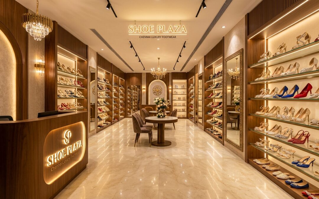 SHOE PLAZA - best footwear shop in chennai showroom womens and bridal display