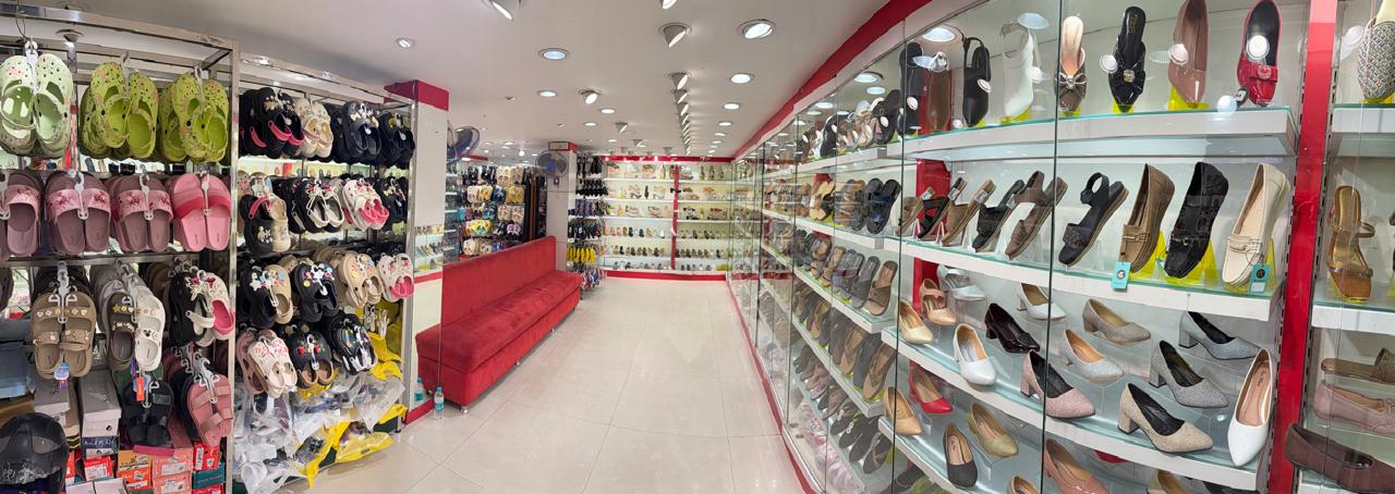 Ladies sandals in Chennai - SHOE PLAZA multi-level footwear showroom in Purasaiwakkam Chennai